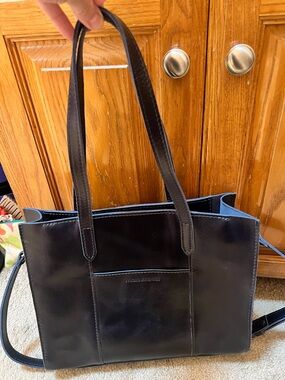 Portland Leather East/West Lola in Cowboy Blue